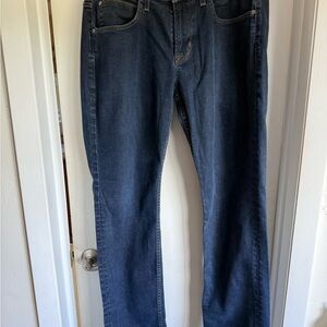 Hudson Jeans Dark Blue Straight Leg Denim